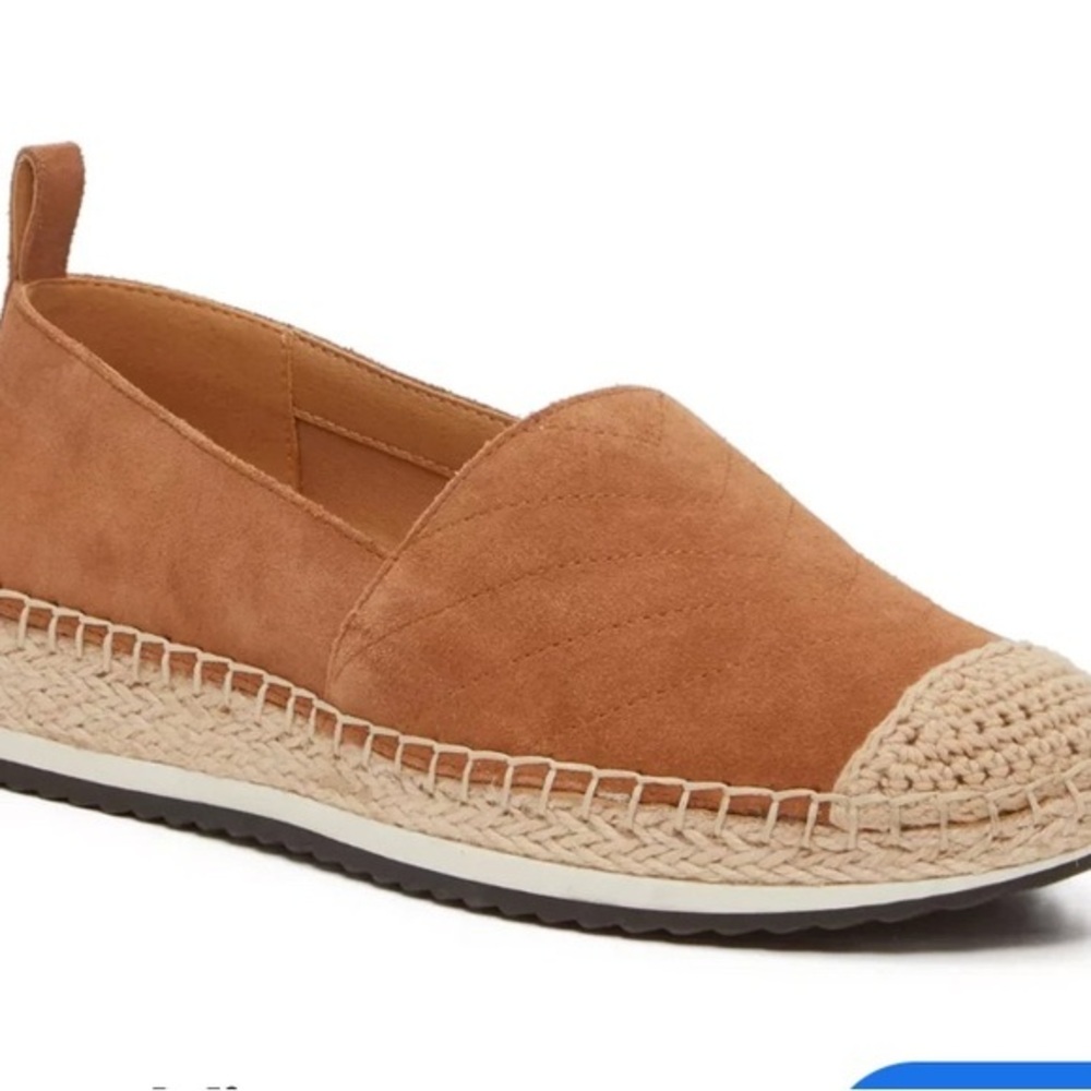 Crown Vintage Tan Suede Espadrille Slip-On